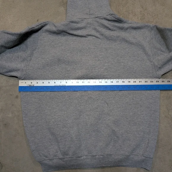 VTG Jansport WSU Cougars Hoodie Full Zip Gray Flaws USA Made Mens XL - Picture 10 of 11